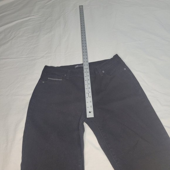 Levi's 505 Jeans Pants Straight Leg Black Size 12 Measures 32x30.5‎ Womens - Picture 6 of 10